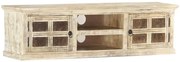 vidaXL Móvel de TV 130x30x36 cm madeira de mangueira maciça