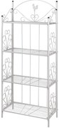 Suporte quadrado para planta / Branco