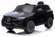 Carro elétrico para Crianças 12V 4x4 Mercedes Benz EQA 250 Rodas Espuma EVA, Assento couro ecológico Preto