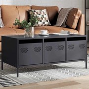 Mesa de centro 101,5x50x43,5 cm aço laminado a frio antracite