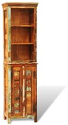 Estante vintage de madeira reciclada maciça