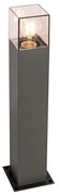 Candeeiro de pé moderno para exterior 50 cm cinzento escuro IP44 - Denmark