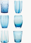 Copos artesanais Melting Pot, conjunto de 6