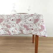 Toalha de Mesa Viana Red com Folho