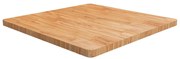 vidaXL Tampo mesa quadrado 90x90x4 cm carvalho tratado castanho-claro