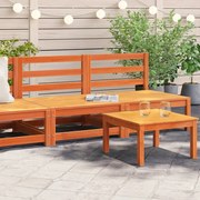 vidaXL Sofás sem braços para jardim 2 pcs pinho maciço castanho-mel