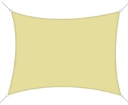 Outsunny Tenda Sombreada Retangular 4x6m Poliéster Resistente Proteção UV Jardim Pátio Exterior Cor Areia | Aosom Portugal