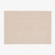 Tapete De Banho Retangular 55x80 Cm Em Algodão Danel Rosa Claro - Sklum