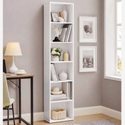 Estante com 6 prateleiras 40 x 24 x 178,5 cm Branca