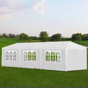vidaXL Tenda para festas 3x9 m branco