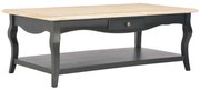 Mesa de centro 110x60x40 cm MDF preto