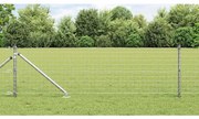 vidaXL Postes de Cerca com Ponta - 26 peças Ø32 mm 60 cm Aço Galvanizado