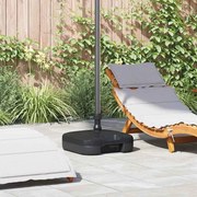 vidaXL Base para chapéu de sol Preto 45 x 45 x 29,5 cm