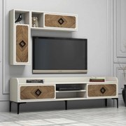 Unidade de TV Samba – Walnut Cream – 180x52x35 cm