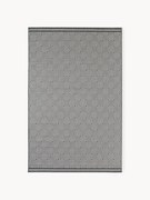 Tapete reversível para interior e exterior com padrão de diamante Reddy