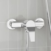 vidaXL Torneira de Misturador de Chuveiro Chrome G 1 / 2 polegadas Latão