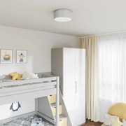 vidaXL Lâmpada de teto Cinzeto 30 x 13.5 cm tecido