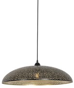 Candeeiro de suspensão oriental preto com dourado 60 cm - Japke Oriental