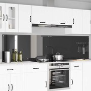 vidaXL Proteção de Cozinha 2 pcs Cinza Escuro 120 x 60 cm