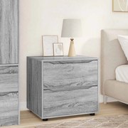 vidaXL Armário de arrumação Cinza Sonoma 60 x 48 x 57 cm