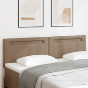 Cabeceira vidaXL Design Simples Cappuccino 180 cm em Couro Sintético