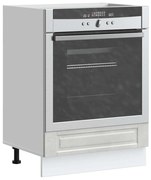 vidaXL Armário forno Porto derivados de madeira cinzento cimento