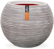 Capi Vaso redondo Nature Rib 62x48 cm marfim KOFI271