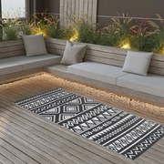 Tapete de exterior 80x150 cm ARAKIL PP preto