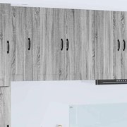 vidaXL Armário de Cozinha Cinza Sonoma 80 x 31 x 80 cm