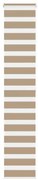 vidaXL Cortina de zebra 40x200 cm largura do tecido 35,9 cm poliéster