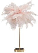 CANDEEIRO DE MESA PALMEIRA ROSA CM Ø 40X55