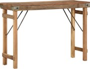 vidaXL Mesa de apoio Castanho 110 x 35 x 76 cm