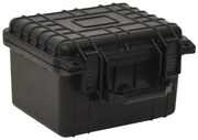 vidaXL Mala de viagem portátil 27x25x18 cm PP preto