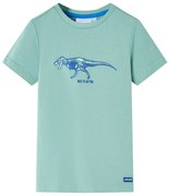 T-shirt para criança caqui-claro 116