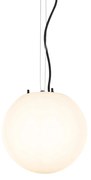 Candeeiro de suspensão moderno para exterior branco 25 cm IP65 - Nura Moderno