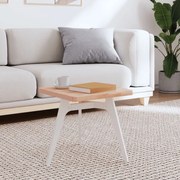 vidaXL Tampo de mesa quadrado 40x40x2,5 cm madeira de faia maciça