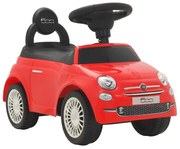 Carro de passeio Fiat 500 vermelho