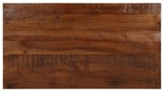 vidaXL Tampo de mesa retangular 110x50x2,5cm madeira recuperada maciça