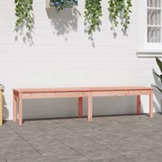 vidaXL Banco jardim c/ 2 lugares 203,5x44x45 cm madeira douglas maciça