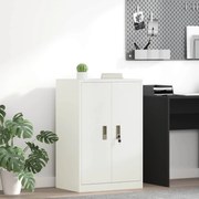 vidaXL Armário de arrumação Branco 60 x 40 x 90 cm Aço