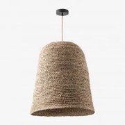 Lâmpada De Teto Suspensa Para Exterior Kayradens Natural - Preto & Ø50 Cm - ↑60 Cm Kayradens - Sklum