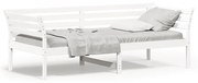 vidaXL Sofá-cama sem colchão 80x200 cm madeira de pinho maciça branco