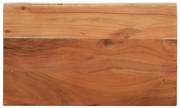 vidaXL Tampo de mesa retangular 60x40x3,8 cm madeira de acácia maciça