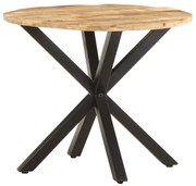vidaXL Mesa de apoio 68x68x56 cm madeira de mangueira maciça