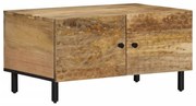 vidaXL Mesa de centro 80x50x40 cm madeira de mangueira maciça