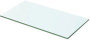 vidaXL Prateleira de vidro 50x20 cm transparente