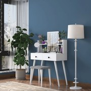 Mesa de Maquilhagem BJ102 – Branco – 103x111,8x40 cm