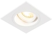 LED Foco embutido inteligente branco quadrado com Wi-Fi GU10 - Chuck Moderno