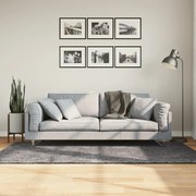 vidaXL Tapete pelo curto macio e lavável HUARTE 100x200 cm antracite