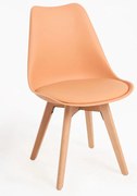Pack 6 Cadeiras Synk Basic - Laranja claro